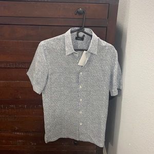 Men’s theory short sleeve button up